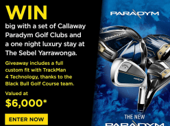 Win a Complete Set of Callaway Paradym Golf Clubs