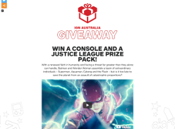 Win a Console and a Justice League Prize Pack 