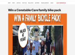 Win a Constable Care family bike pack