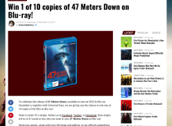 Win a copy of 47 Metres Down on bluray