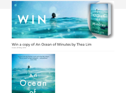 Win a copy of An Ocean of Minutes by Thea Lim