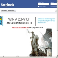 Win a copy of Assassin's Creed 3 for XBOX-360
