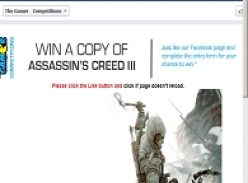 Win a copy of Assassin's Creed 3 for XBOX-360