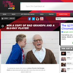 Win a copy of 'Bad Grandpa' on blu-ray & a blu-ray player!