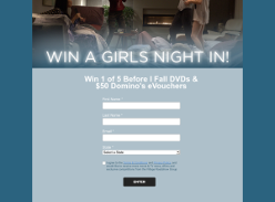 Win a copy of Before I Fall on dvd and $50 Domino's eVoucher