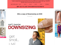 Win a copy of Downsizing on DVD