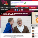 Win a copy of Jackass Presents: Bad Grandpa - Uncut