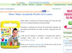 Win a copy of Mister Maker Around the World: Get Creative DVD