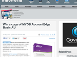 Win a copy of MYOB Account Edge Basic AU!