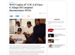 Win a Copy of 'N.W.A & Eazy-E: Kings Of Compton' documentary DVDs