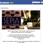 Win a copy of Sepia: The Cuisine of Martin Benn & a bottle of LP Brut Champagne - Laurent-Perrier Australia