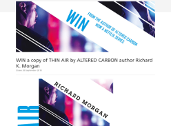 Win a copy of Thin Air