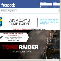 Win a copy of Tomb Raider for PS3 or XBOX-360 plus a signed Lara Croft photo
