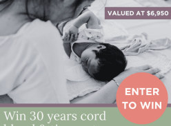 Win a Cord Blood and Tissue Storage for Your Baby