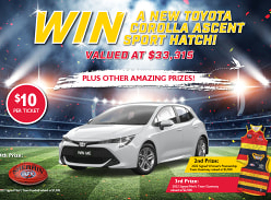 Win a Corolla Ascent Sport Hatch