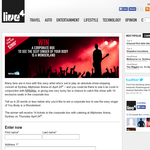 Win a corporate box to see the singer of 'Your Body Is A Wonderland'! - Live4