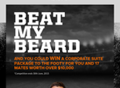 Win a corporate suite package to the footy for you & 17 mates worth over $10,000!