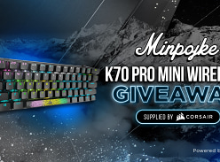 Win a Corsair K70 Pro Mini Wireless 60% Mechanical Keyboard