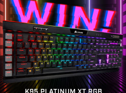 Win a Corsair K95 Platinum XT RGB Mech Keyboard