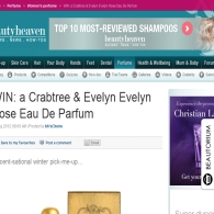 Win a Crabtree & Evelyn Evelyn Rose Eau De Parfum