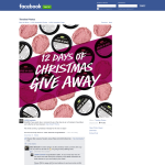 Win a Cranberry Face Mask and a Buche de Noel cleanser