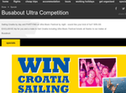 Win a 'Croatia Sailing' trip + Ultra Music Festival experience!