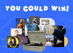 Win a Crosley Portable Turntable & the Ultimate Pop Vinyl Collection