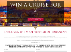 Win a Cruise for 2