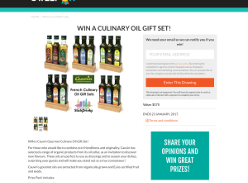 Win a culinary oils gift set!