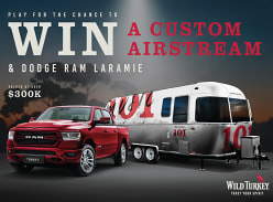 Win a Custom Airstream & Dodge RAM Laramie Valued at over $300K