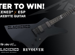 Win a Custom BLACKENED X ESP LTD Snakebyte Guitar