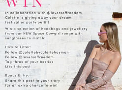 Win a Custom Festival and Party Outfit with Matching Handbags