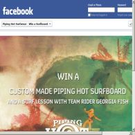 Win a custom made Piping Hot surfboard and a surf lesson with team rider Georgia Fish! - Piping Hot Surfwear