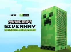 Win a Custom NZXT H1 Minecraft Creeper PC