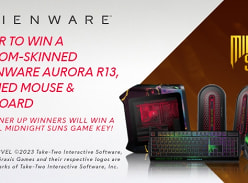 Win a Custom-Skinned Alienware Aurora R13, Themed Keyboard & Mouse or 1 of 15 Minor Prizes