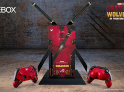 Win a Custom Xbox Series X Console and 2 Cheeky Controllers Designed by Deadpool