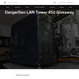 Win a DangerDen LAN Tower 450