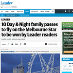 Win a Day & Night family pass to fly on the Melbourne Star 