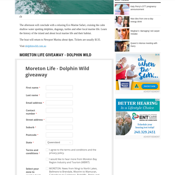 Win a Day on Moreton Bay with Dolphin Wild Island Cruises