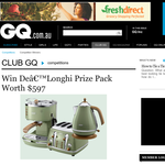 Win a De Longhi prize pack!