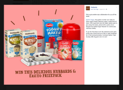Win a delicious Hubbards & EasiYo prize pack!
