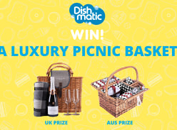 Win a Deluxe 4 Person Wicker Picnic Basket and a Picnic Blanket