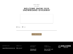 Win a Designer Snow Board