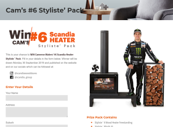 Win a Designer Wood Heater