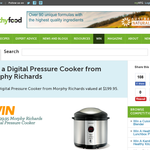 Win a digital pressure cooker from Morphy Richards! - Australian Healthy Food