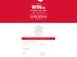 Win a dinner for 2 with Luv-a-Duck & Ian Curley at 'The European'!