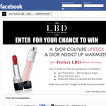 Win a Dior couture lipstick & a Dior Addict lip maximizer! - The Little Black Dress