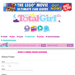 Win a Disney Frozen Prize Pack - TotalGirl