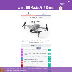 Win a DJI Mavic Air 2 Drone