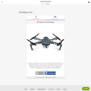 Win a DJI Mavic Pro! - FEEDSPREE